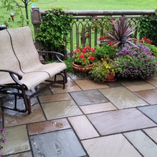 patio and fire pit