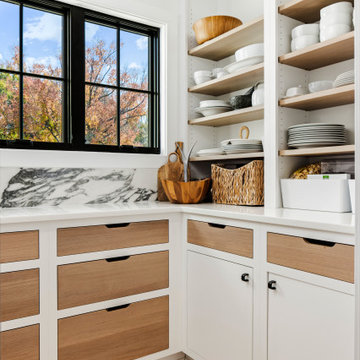 California Modern White Oak Kitchen