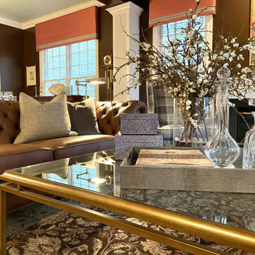Formal entertaining, a traditional inspired living room.