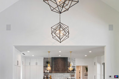 Inspiration for a contemporary living room remodel in Austin