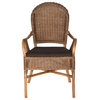 Tina Arm Chair, Brown