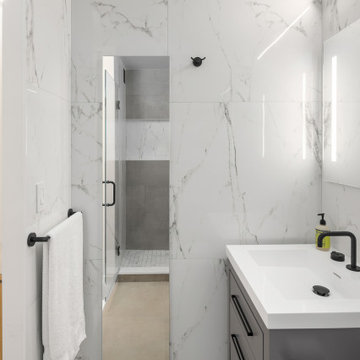 East 22nd street bathroom water damage restoration