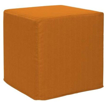 No Tip Block Ottoman With Cover, Sterling Canyon