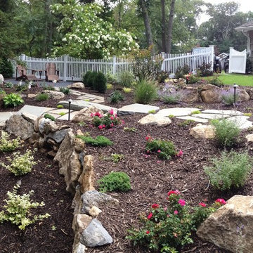 Natural Boulders. South Huntington, NY.