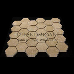 Crema Marfil Marble 2" Hexagon Mosaic Tile Polished - Products