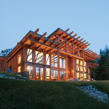 Modern Mountain Timber Frame Home: The Suncadia Residence