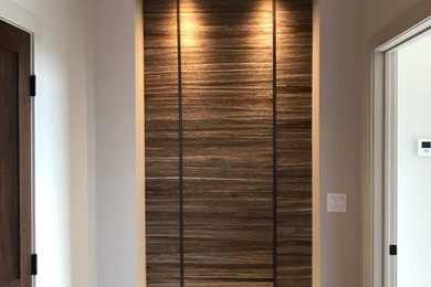 Inspiration for a modern hallway remodel in Other