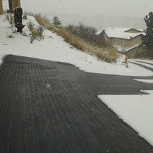 Driveway heated