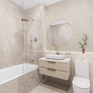 Virtual Staging Examples - Kitchen + Bathroom Renovations