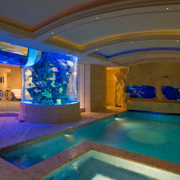 Indoor pool and spa, Long Island, NY