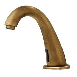 Venice Brass Sensor Faucet Antique Gold Finish - Bathroom Sink Faucets