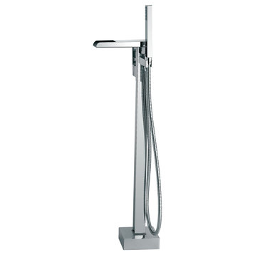 OVE Decors Infinity Freestanding Faucet with Handheld Shower in Chrome