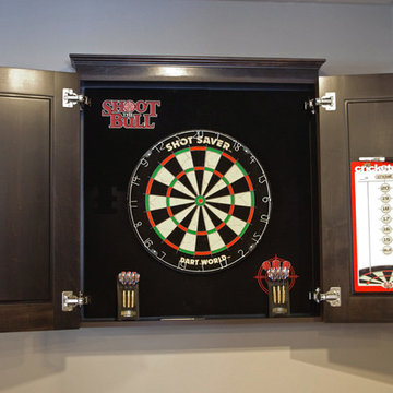 Rake dart board