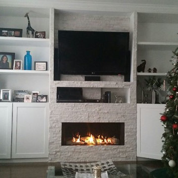Modern fireplace