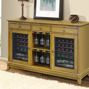 Portofino Series 36-Bottle Wine Credenza