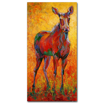 Marion Rose 'Moose (Legs That Go Forever)' Canvas Art, 24 x 12
