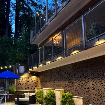 Slope Serenity: Elevated Outdoor Oasis with Hillside Pool