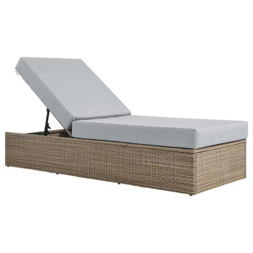 MODWAY Convene Outdoor Patio Outdoor Patio Chaise Lounge Chair