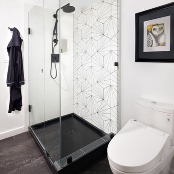 Modern Masculine Guest Baths