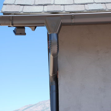 Aluminum Half round seamless gutters