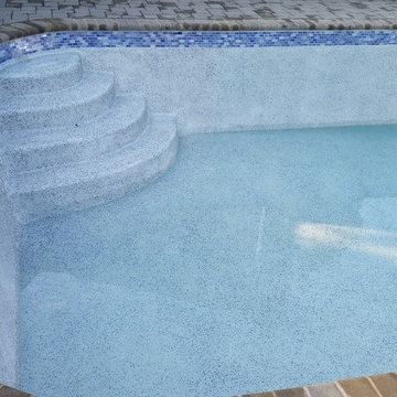 Residential Swimming Pool BeadCrete - Pebble Tec and Tile, Wilmington, Delaware