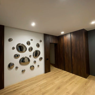 LED 3D Mirror Wall Decor for Modern Living Room
