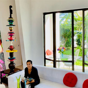 The Miami Studio — A Sculptural Art-Studio ADU with Slim Folding Glass