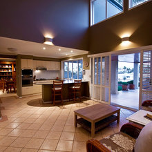 Kitchen/living at the back