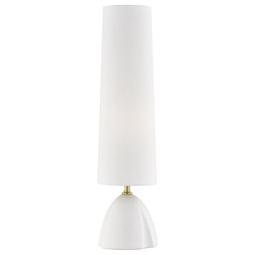 Contemporary 1 Light Table Lamp in Contemporary Style - 6.75 Inches Wide by