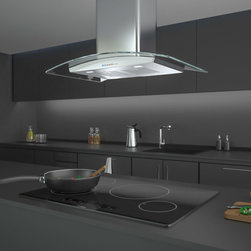 36&Prime; Moon Crystal Island Range Hood - Range Hoods And Vents