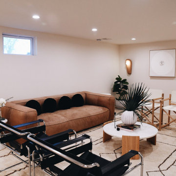 Contemporary Kansas City Basement Finish
