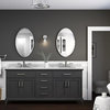 Pemberton Gray Bathroom Vanity With Marble Top, 72''