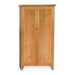 Solid Wood Bookcase Full Panel Doors - Bookcases