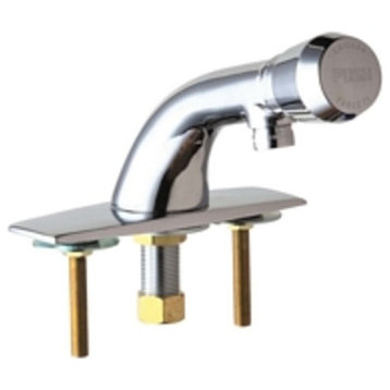 Chicago Faucets 857-E2805-665PSHAB Single Supply Hot / Cold Water - Chrome