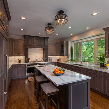 Gray, Graceful & Gourmet Kitchen