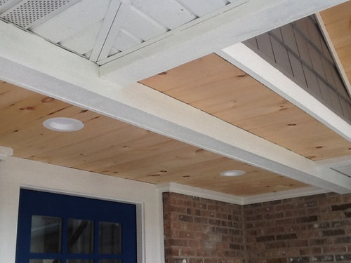 Paint Or Stain The Ceiling Of My New Porch Home Help Reviews