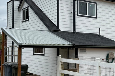 Example of an exterior home design in Other