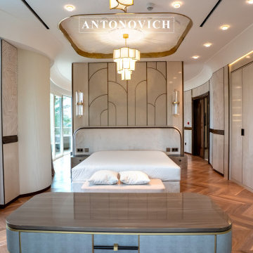 A Private Sanctuary of Luxury | Master Suite Design by Antonovich Group