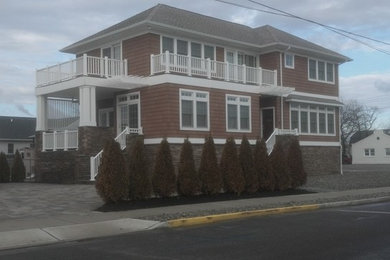 Home design - coastal home design idea in New York