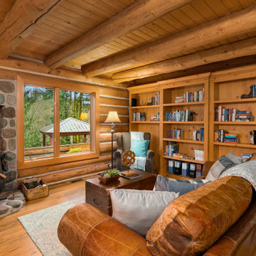 Woodland Log Home