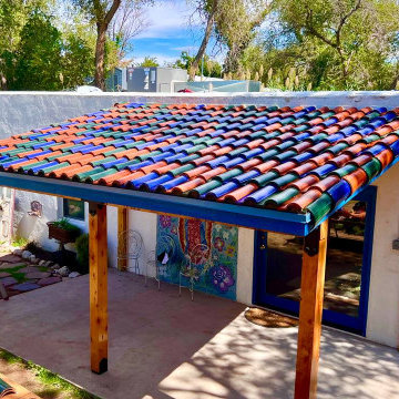 Custom Spanish Tile patio