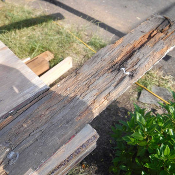 Dry Rotted Wood From Front Porch