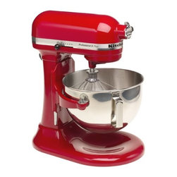 Mixers KitchenAid KV25GOXER Professional 5 Plus 5-Quart Stand Mixer, Empire Red - Mixers