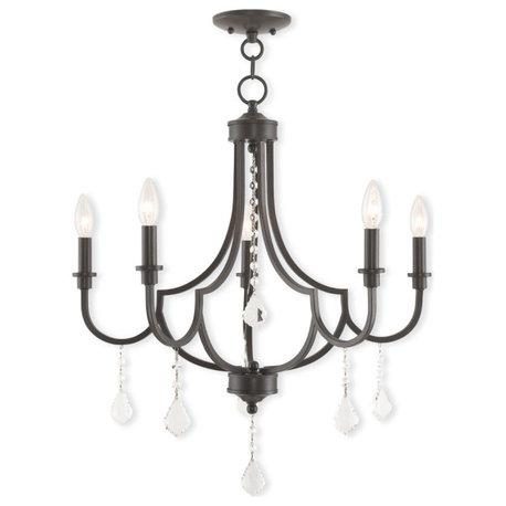 Glendale 5-Light Chandelier, English Bronze