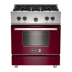 Big Chill Pro Range in cabernet - Gas Ranges And Electric Ranges