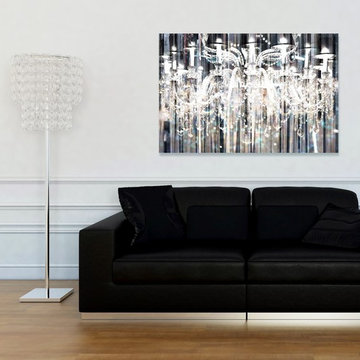 Oliver Gal 'Diamond Shower' Canvas Art