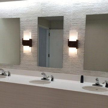 Acuo LED Wall Sconce in Bathroom