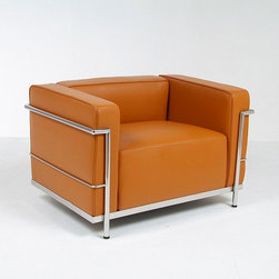Le Corbusier: LC3 Grande Lounge Chair Reproduction - Living Room Chairs