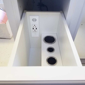 Bathroom Vanity In-Drawer Outlets
