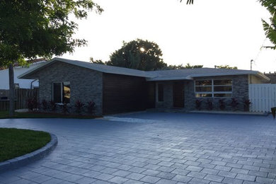 This is an example of a modern home in Miami.
